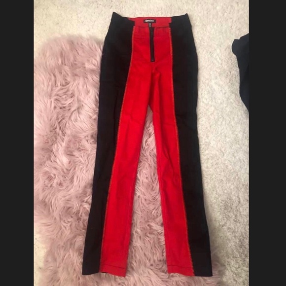Dolls Kill double trouble color block trousers - Picture 1 of 1